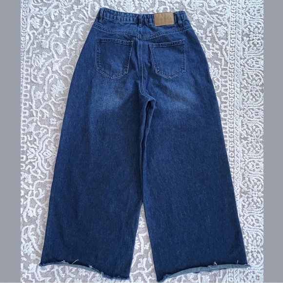 Missguided Wide Leg Palazzo Jeans - Picture 8 of 13